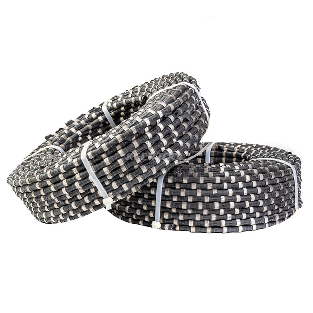 Vulcanized Rubber Diamond Wire Saw for Granite Sandstone Quartzite Quarry