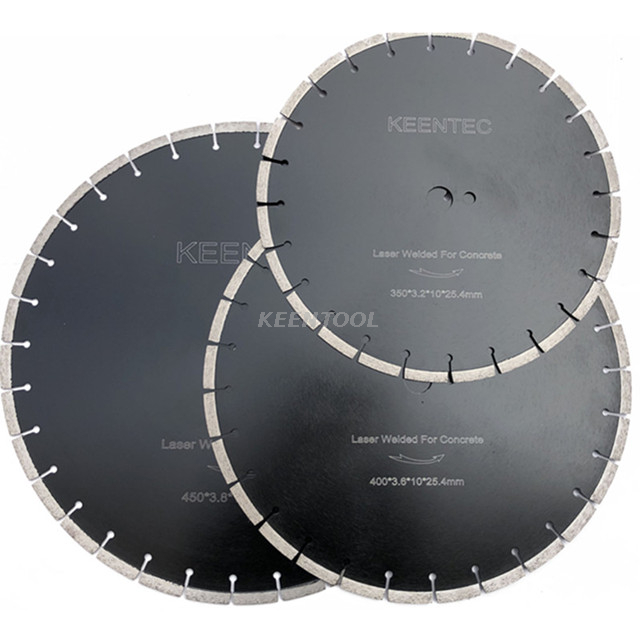 Concrete Cutting Laser Welded Segmented Diamond Cutting Saw Blades