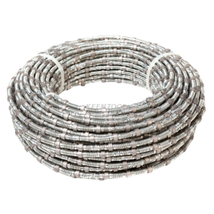 Wet or Dry Cutting Spring Diamond Wire for Marble Limestone Travetine Quarry Cutting