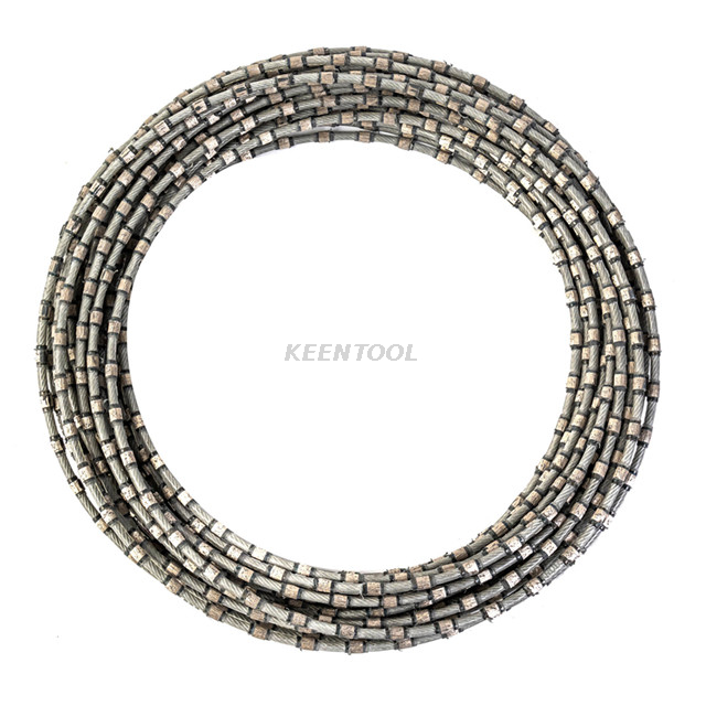 7.2mm 8.5mm 9.0mm Plastic Coating Multi Diamond Wire Saw for Slabs Sawing