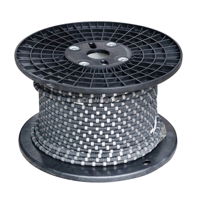 Rubber+Spring Diamond Wire Saw for Reinforced Concrete Cutting and Construction Controlled Demolition