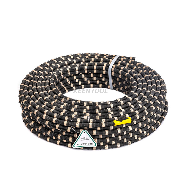 Vulcanized Rubber Diamond Wire Saw for Granite Sandstone Quartzite Quarry