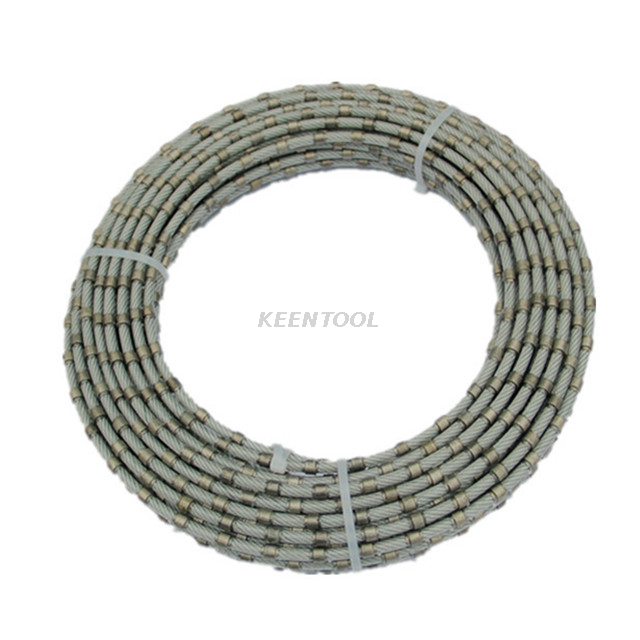 7.2mm 8.5mm 9.0mm Plastic Coating Multi Diamond Wire Saw for Slabs Sawing
