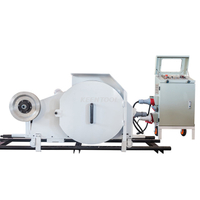 Block Trimming And Squaring 18.5KW 22KW Mini Diamond Wire Saw Machine