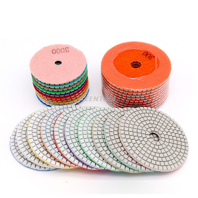 Flexible Diamond Polishing Pads for Granite Marble and Concrete Polishing