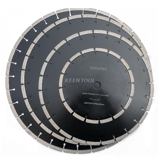 Concrete Cutting Laser Welded Segmented Diamond Cutting Saw Blades