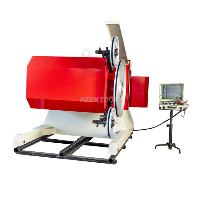 Electrical Controlled 37KW 55KW 75KW Stone Quarry Cutting Diamond Wire Saw Machine