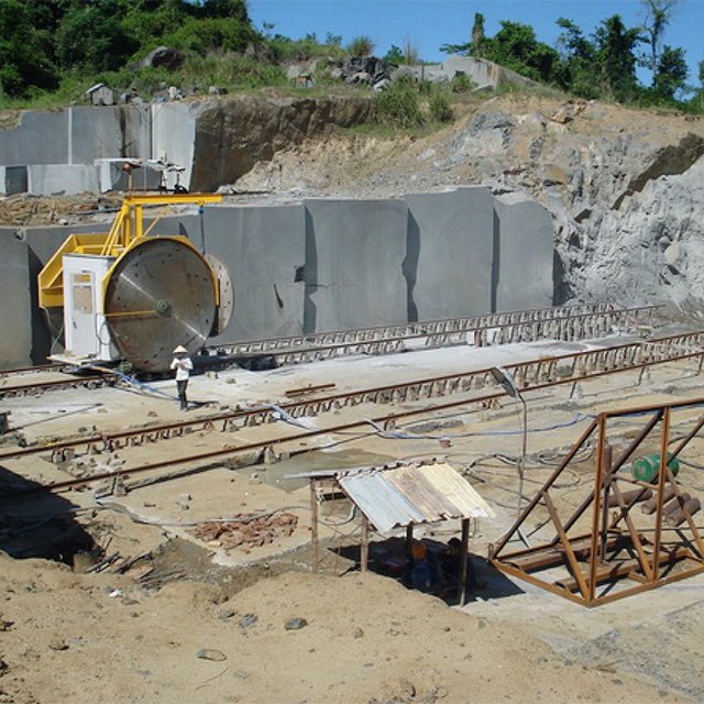 Double Blade Stone Cutting Machine For Quarry Working